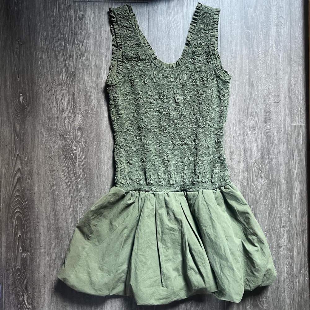 Sea New York Textured Bubble Skirt Dress